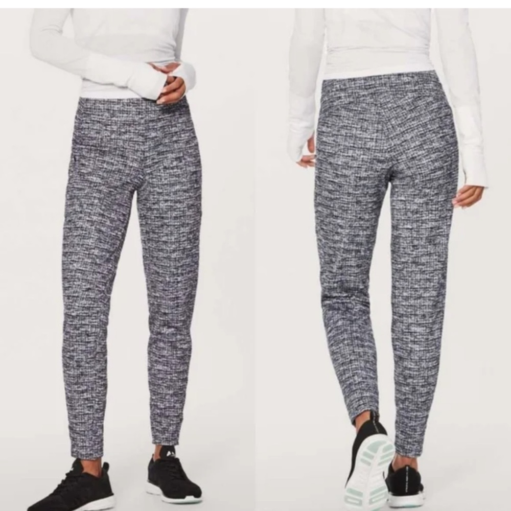 Athletic Heathered Grey Women's Knit Jogger Pants